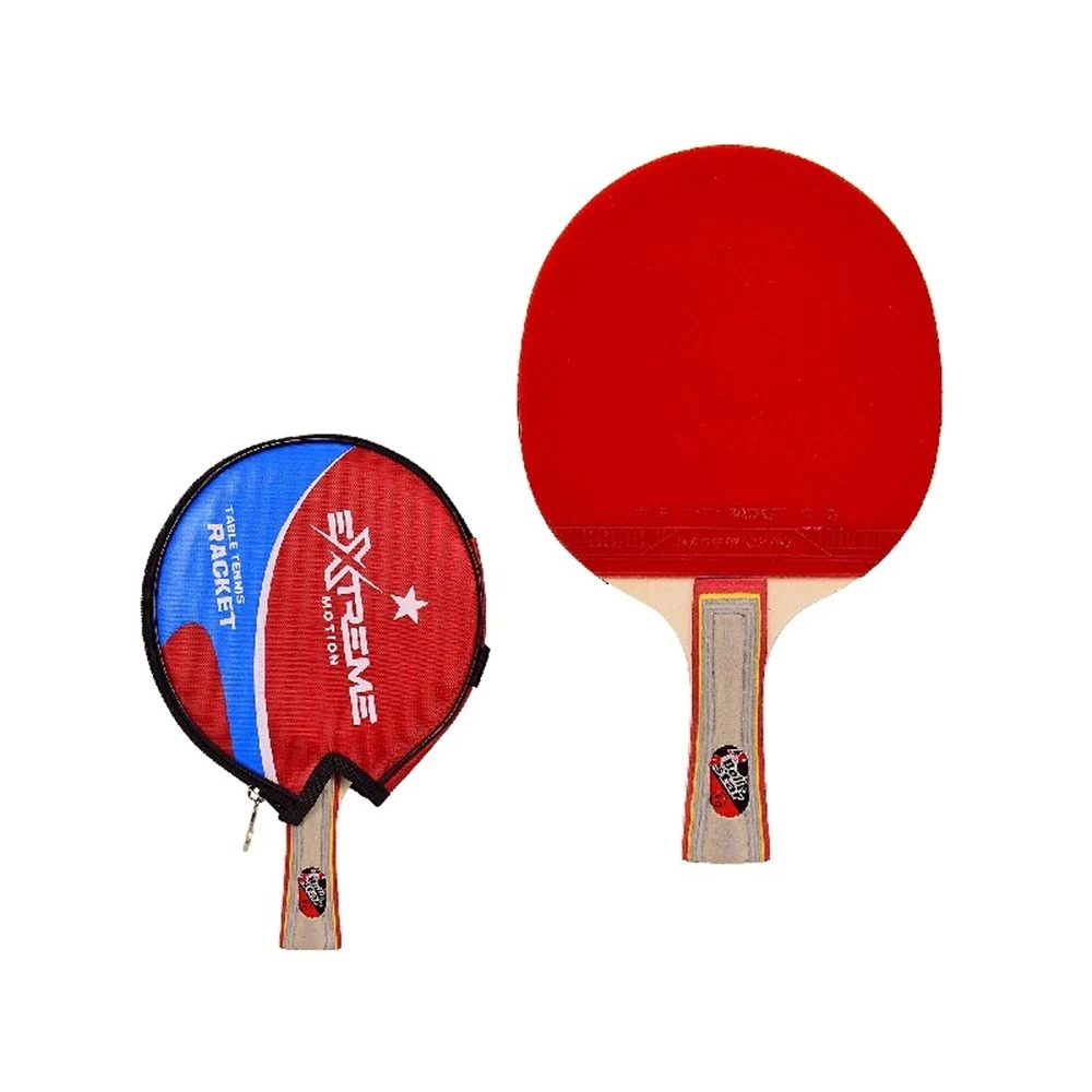 Racket for table tennis in bag, 17*2*19cm 2