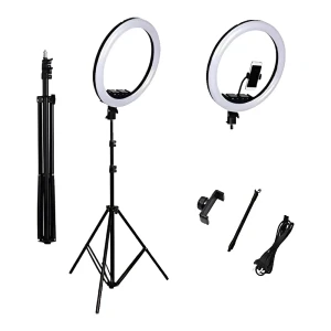 Selfie ring rgb light 16" mj38 with tripod 2.1m, bag and remote control Thumbnail 3