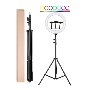 Selfie ring rgb light 22" mj56 with tripod 2.1m, bag and remote control Thumbnail 3