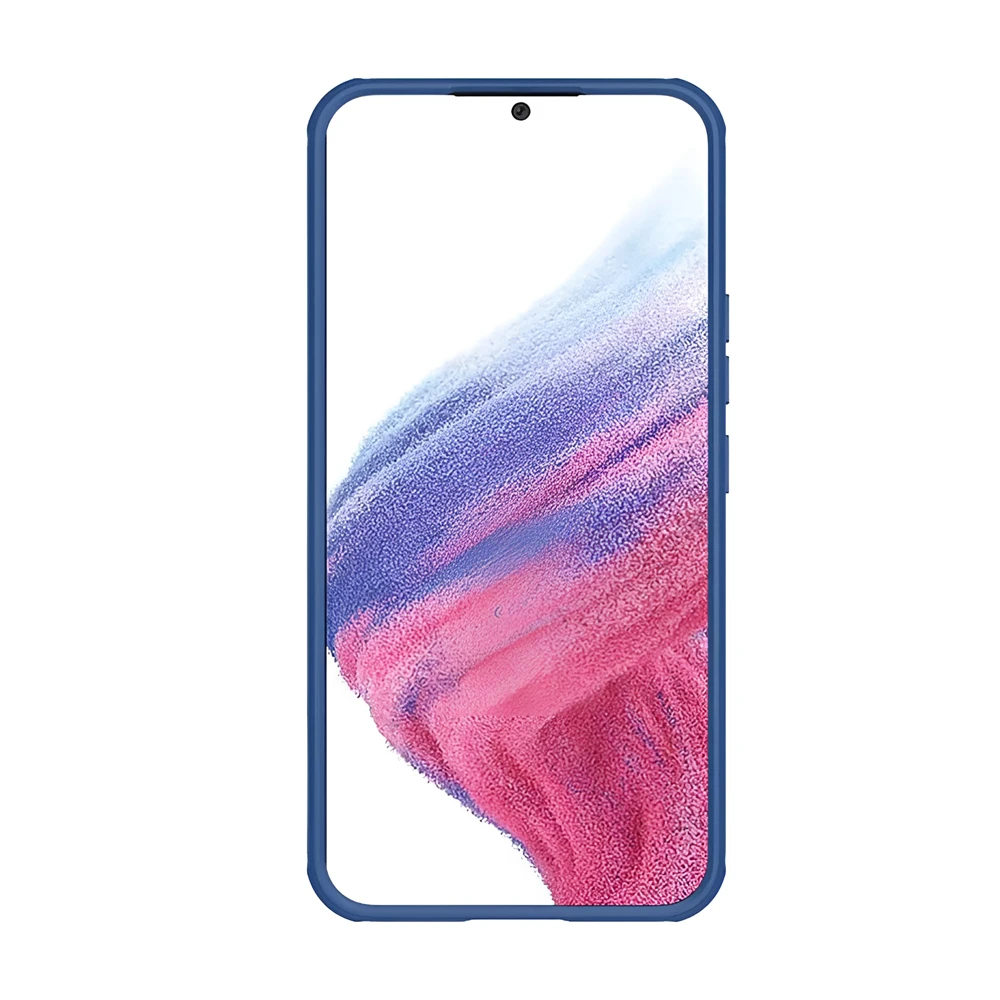 Чехол nillkin super frosted shield pro для samsung a54, синий 2