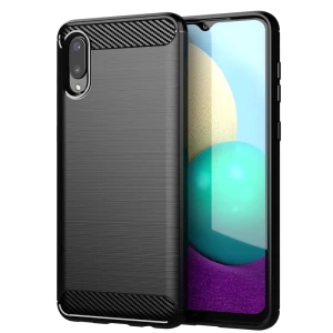 Чехол helmet case carbon для samsung a02, черный