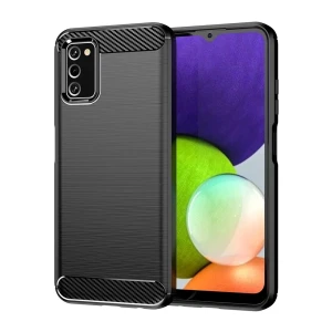 Чехол helmet case carbon для samsung a03s, черный