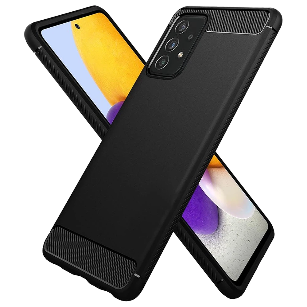 Чехол helmet case carbon для samsung a72, черный 3