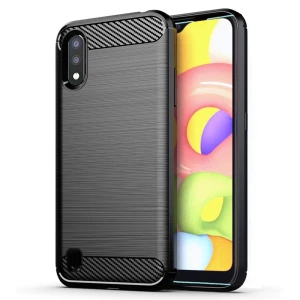 Чехол helmet case carbon для samsung a01, черный
