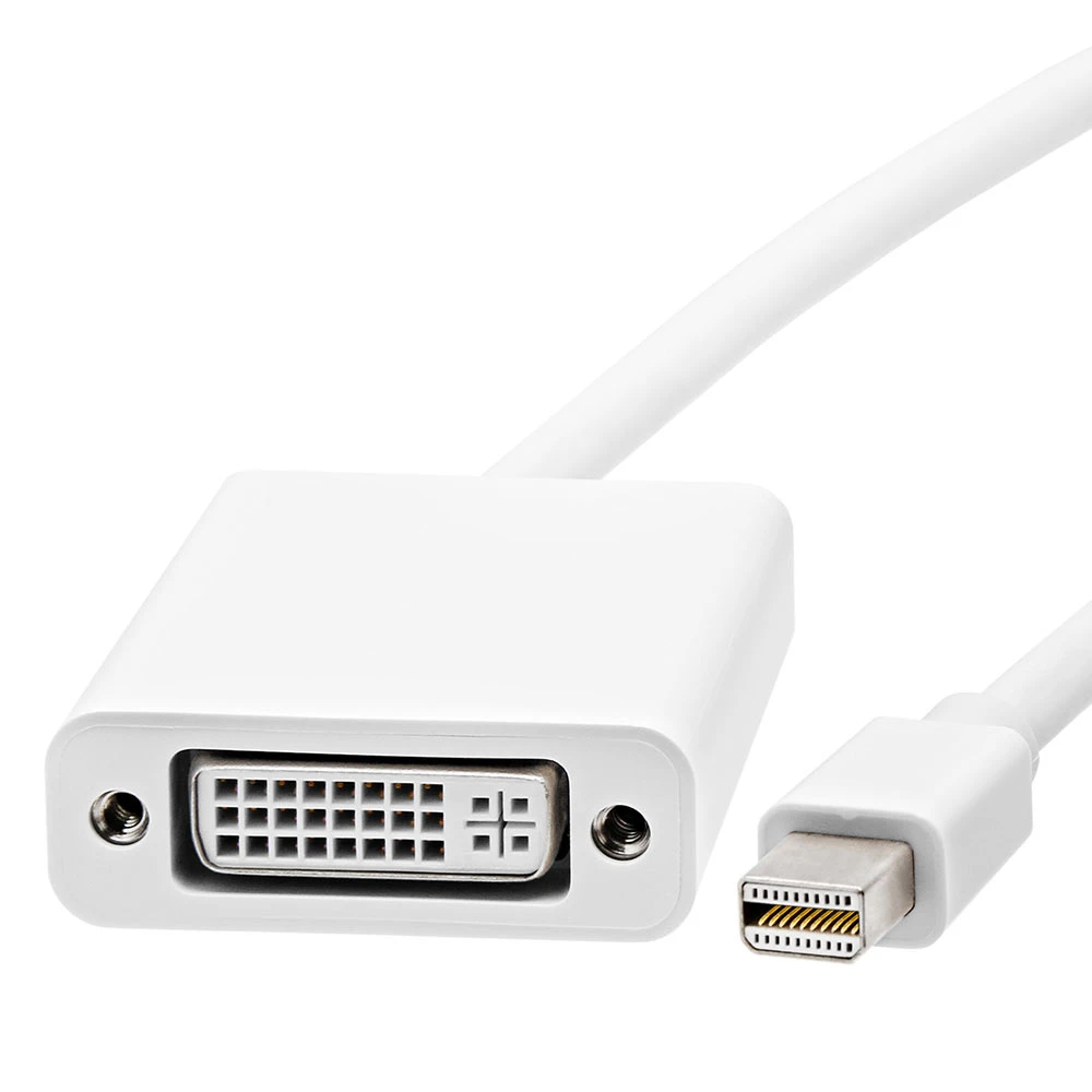 Lmp mini-displayport to dvi adapter, mini-dp to dvi monitor, white 2
