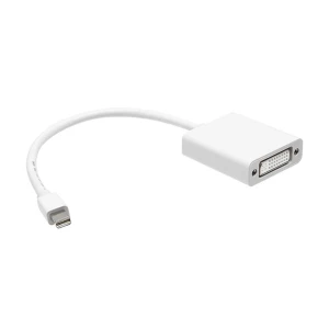 Lmp mini-displayport to dvi adapter, mini-dp to dvi monitor, white