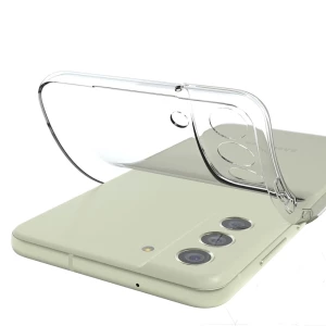Helmet case tpu soft samsung s21fe, clear Thumbnail 2