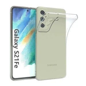 Helmet case tpu soft samsung s21fe, clear
