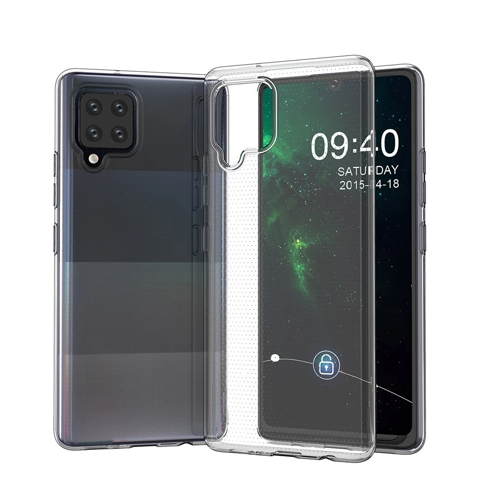 Чехол helmet tpu soft для samsung m12 4g, прозрачный 3
