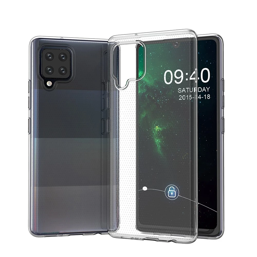 Чехол helmet tpu soft для samsung m12 4g, прозрачный 3