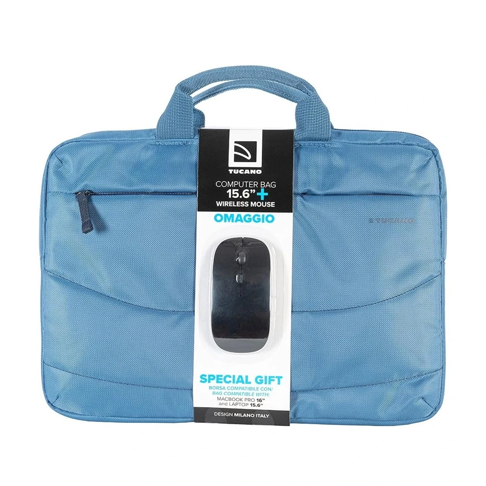 Tucano bag idea 15.6" + беспроводная мышь, синий 3