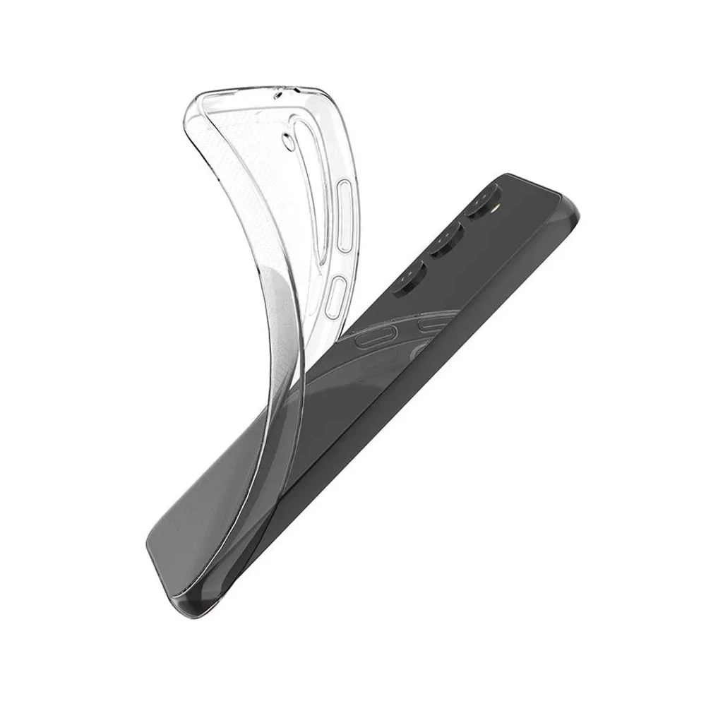 Helmet case tpu soft samsung s23 plus, clear 2