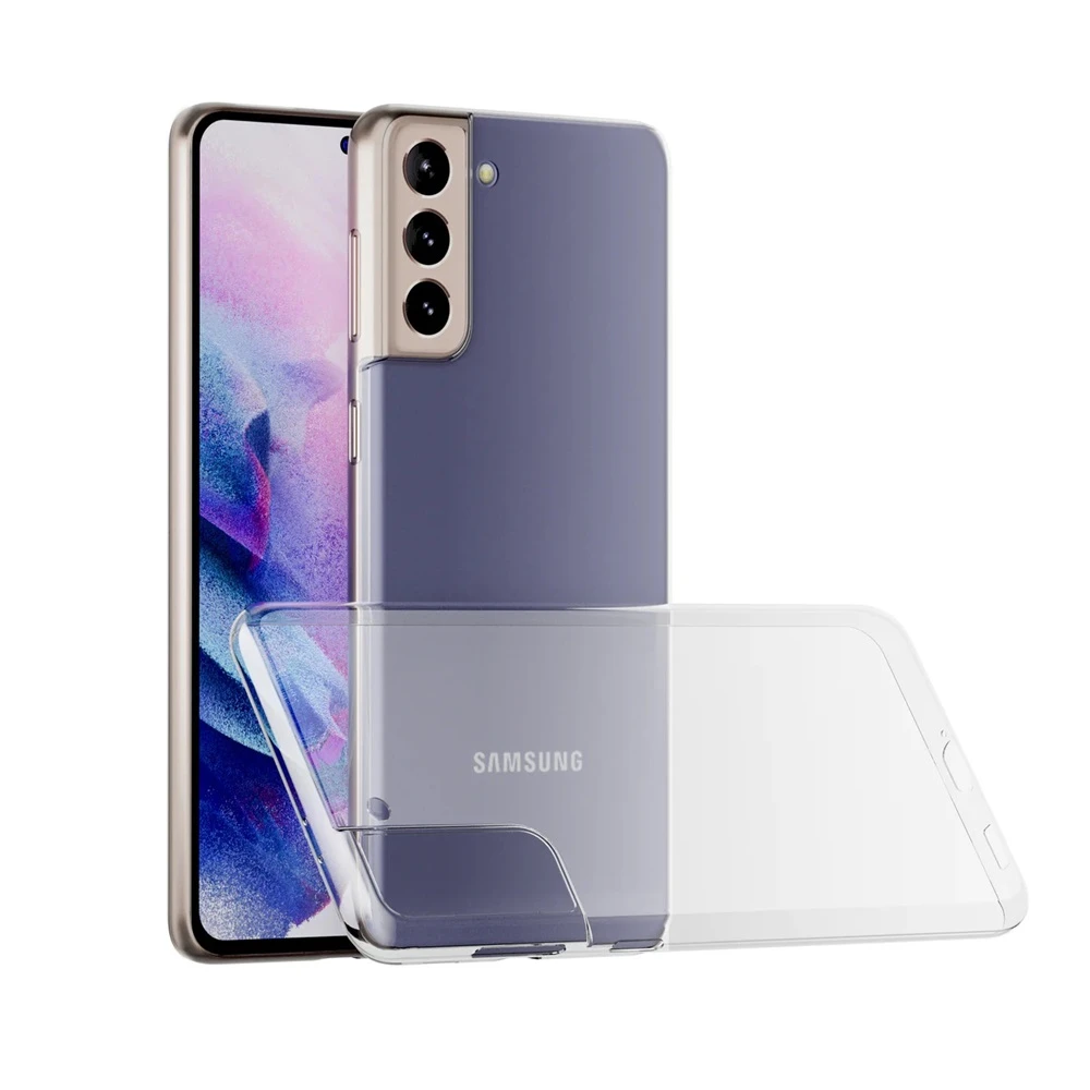 Helmet case tpu soft samsung s21, clear 3
