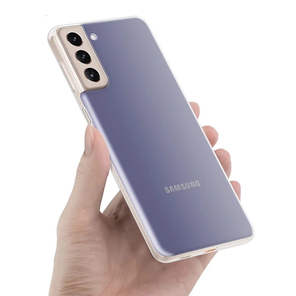 Helmet case tpu soft samsung s21, clear 2