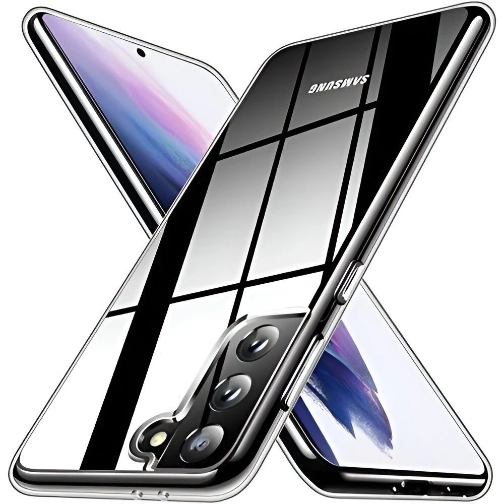 Чехол helmet tpu soft для samsung s21 plus, прозрачный 2