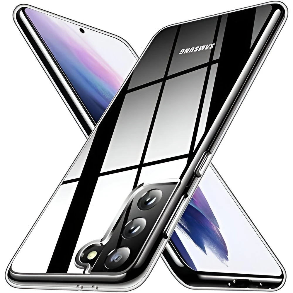Чехол helmet tpu soft для samsung s21 plus, прозрачный 2