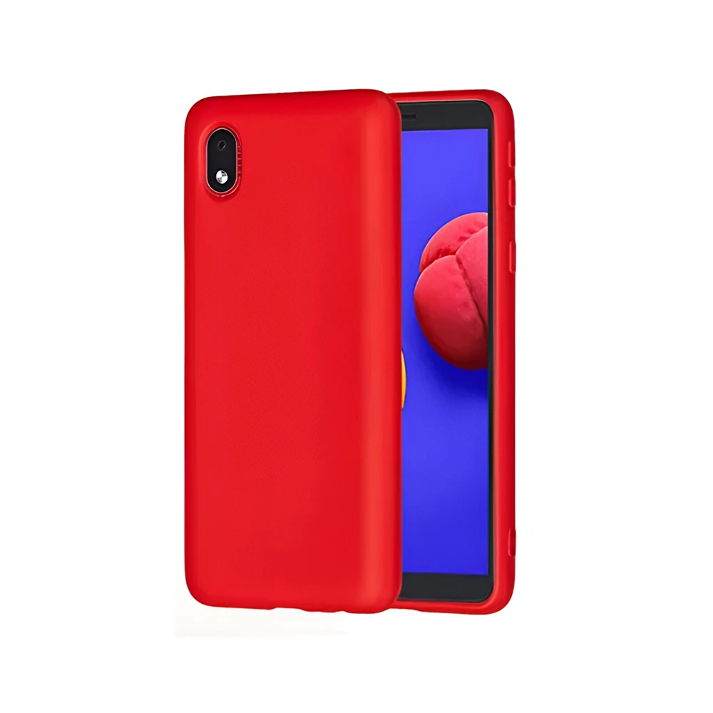 Чехол helmet tpu nylon для samsung a01 core, красный 2