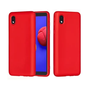 Чехол helmet tpu nylon для samsung a01 core, красный