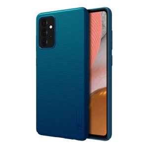 Чехол nillkin super frosted shield для samsung a72 4g, синий