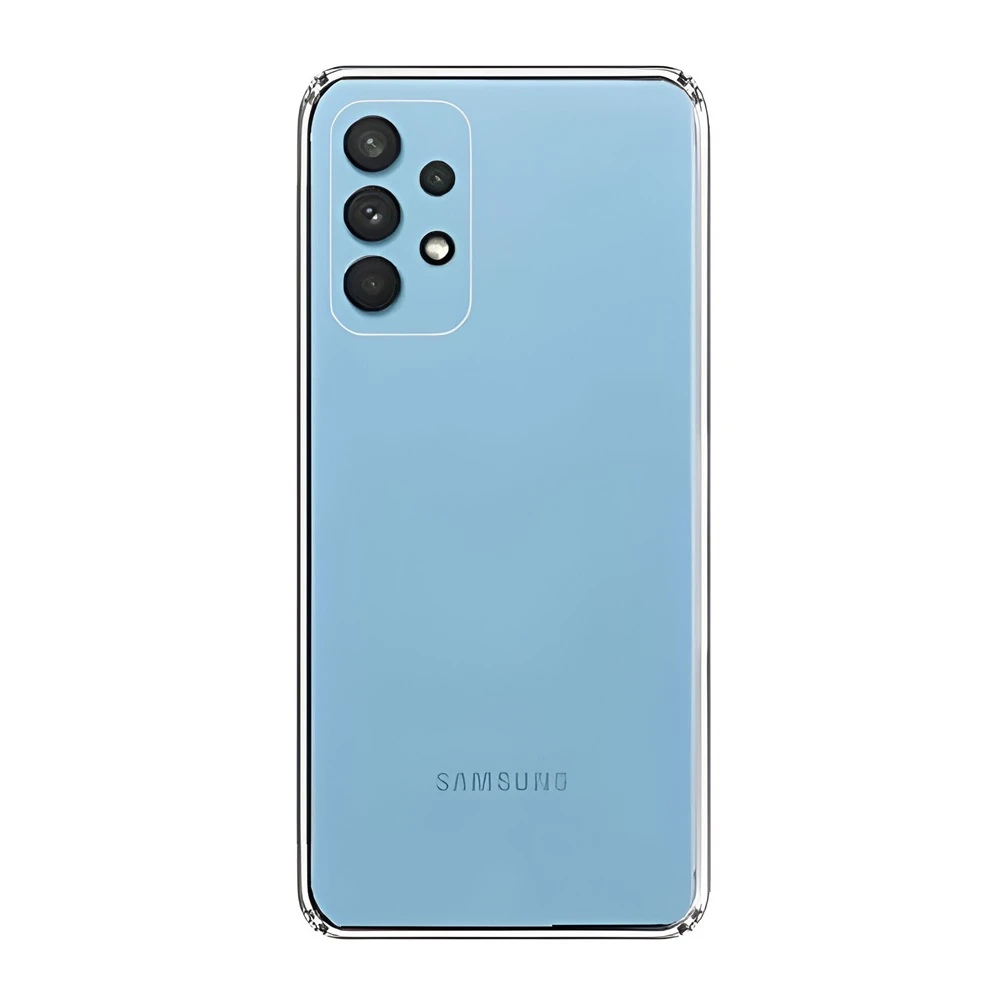 Helmet case tpu soft samsung a32, clear 2