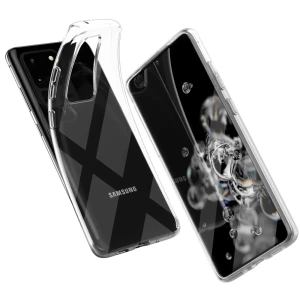 Чехол tpu soft helmet case для samsung s20 ultra, прозрачный Thumbnail 3