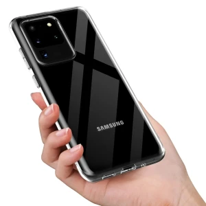 Чехол tpu soft helmet case для samsung s20 ultra, прозрачный Thumbnail 2