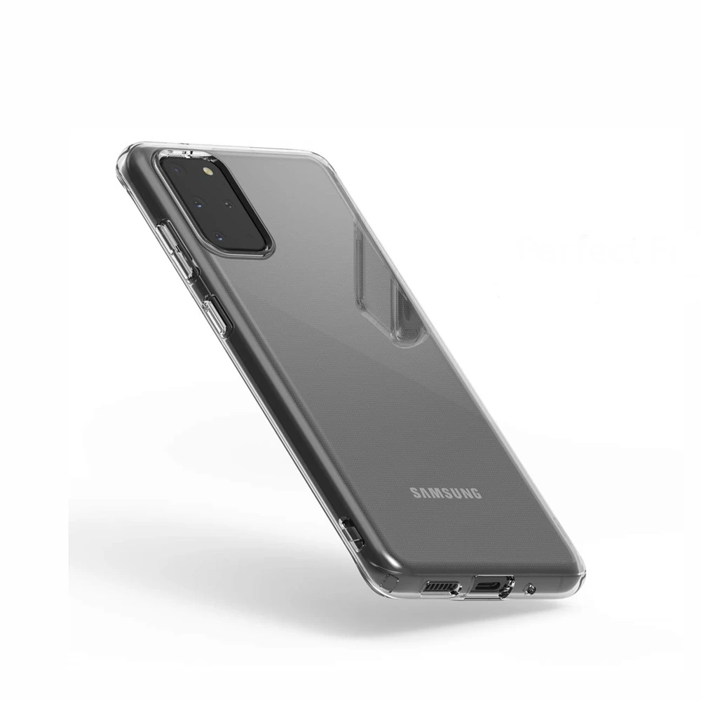 Helmet case tpu soft samsung s20 plus, clear 2