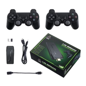 Retro game console m8 64gb 10000 games, black Thumbnail 2
