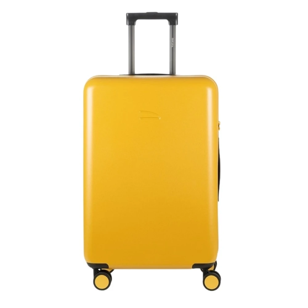 Tucano travel trolley ted rigid m (62l), yellow 2