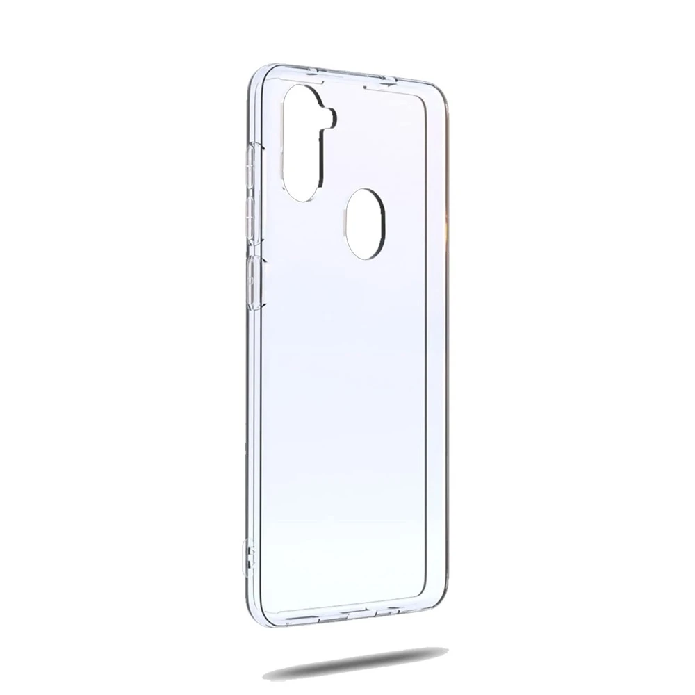 Helmet case tpu soft samsung m11, clear 2