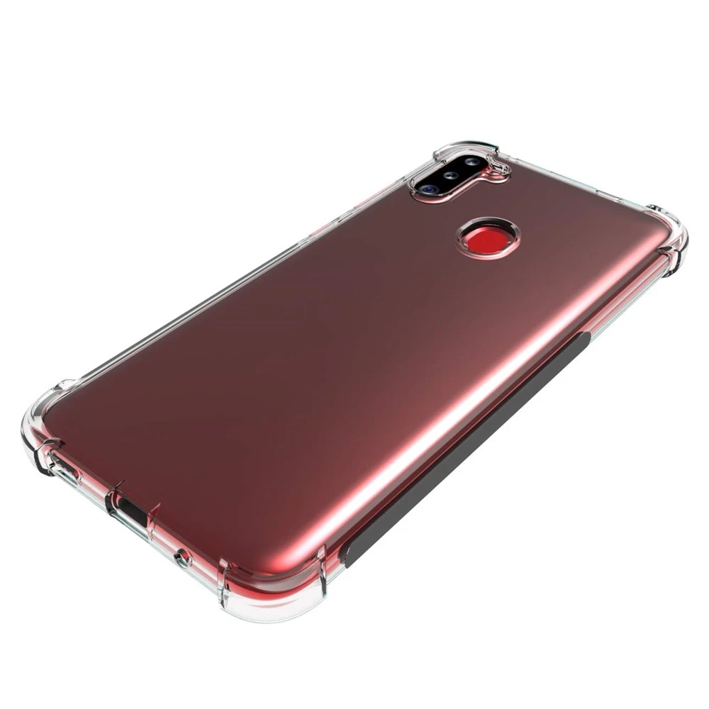 Helmet case tpu soft samsung a11, clear 3