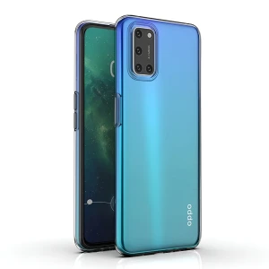 Мягкий tpu чехол helmet case для oppo a72, прозрачный