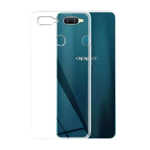 Мягкий tpu чехол helmet case для oppo a12, прозрачный