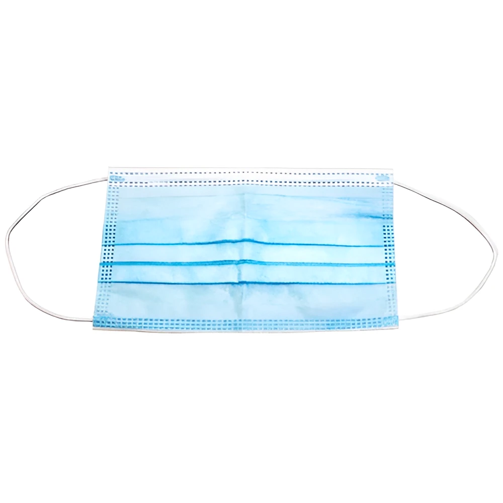 Sss helmet disposable face mask, 3 layers, blue. 50pcs/box/ masca faciala de unica folosinta. albastra 2