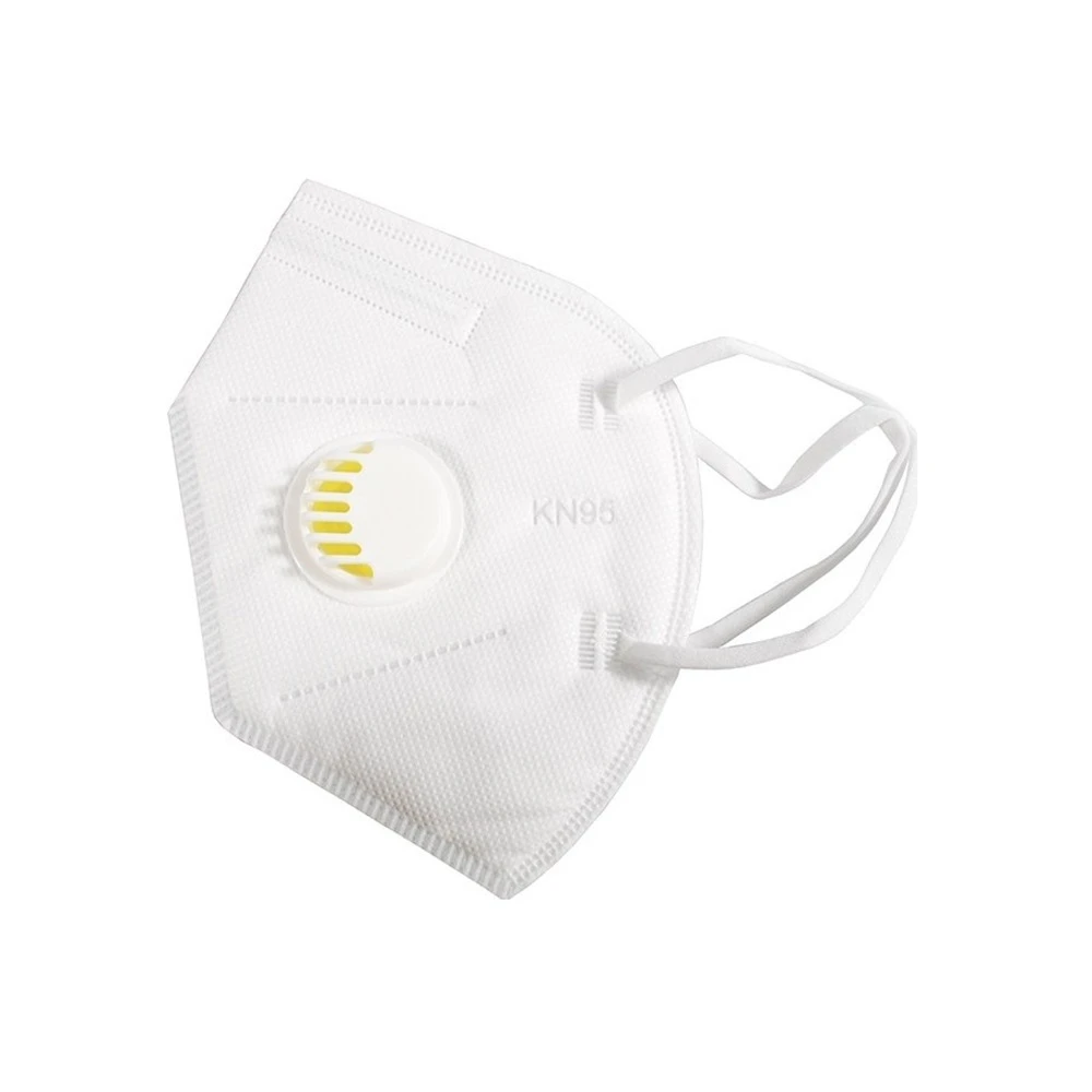 Kn95 disposable protective masks with 5 layers + valve/ masca faciala de unica folosinta kn95 + supapa 2