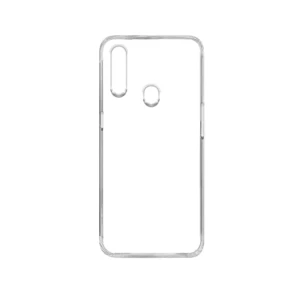 Мягкий tpu чехол helmet case для oppo a31, прозрачный Thumbnail 1