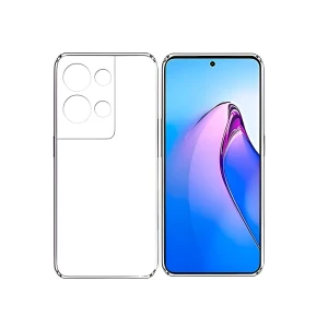 Мягкий tpu чехол helmet case для oppo reno 8, прозрачный