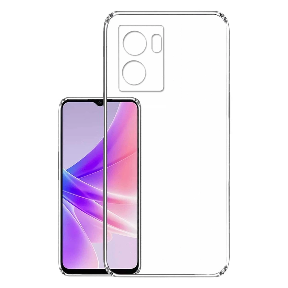 Helmet case tpu soft oppo a57s, clear 3
