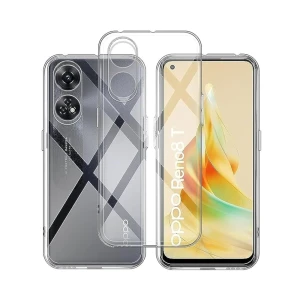 Мягкий tpu чехол для oppo reno 8t 4g, прозрачный