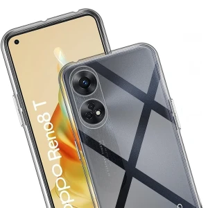 Helmet case tpu soft oppo reno 8t 4g, clear Thumbnail 2