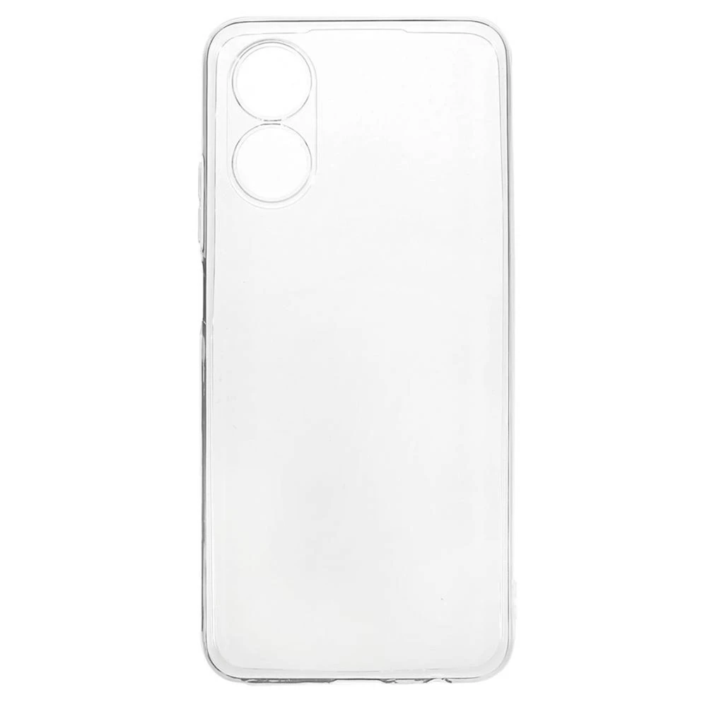 Мягкий tpu чехол helmet case для oppo a17, прозрачный 2