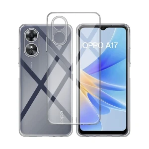 Мягкий tpu чехол helmet case для oppo a17, прозрачный Thumbnail 3
