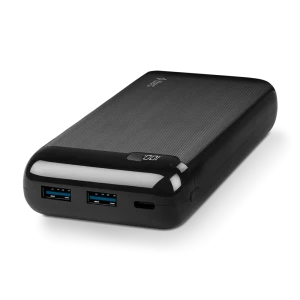 Ttec powerbank 20.000 mah 20w powerslim lcd pd usb-c input/output, black Thumbnail 2