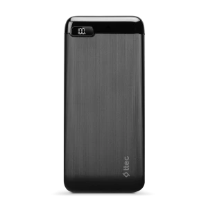 Ttec powerbank 20.000 mah lcd power slim, черный