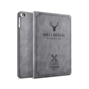 Flip-чехол samsung tab a8 2019 deer (t290/295), серый