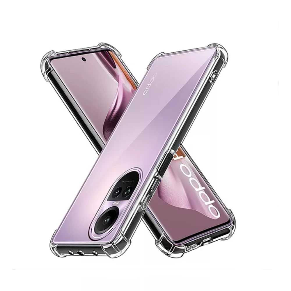 Helmet case tpu soft oppo reno 10, clear 2