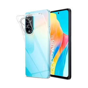 Мягкий tpu чехол helmet case для oppo a98, прозрачный