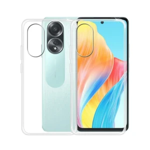 Мягкий tpu чехол helmet case для oppo a58, прозрачный