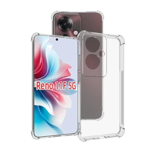 Woo case soft tpu для oppo reno 11f, прозрачный