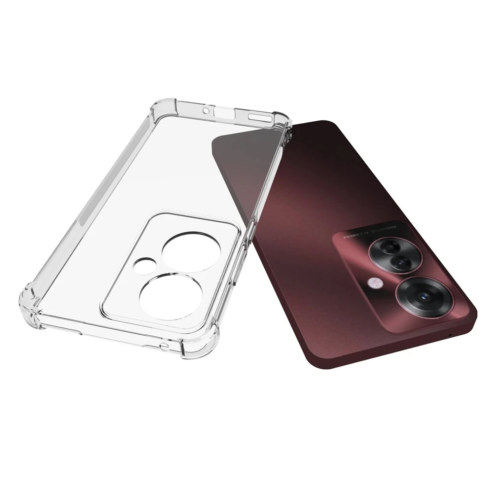 Woo case soft tpu oppo reno 11f, clear 2